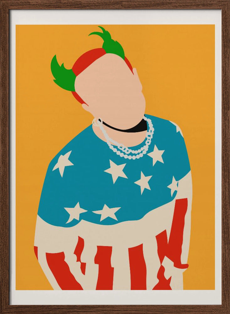 Keith Flint Minimalist Pop Art Poster