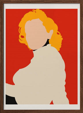 Marilyn Monroe Minimalist Pop Art Poster