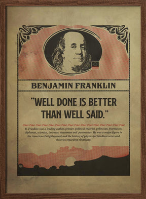 Franklin Print Poster