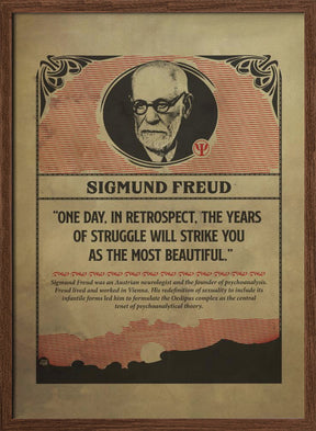 Freud Print Poster