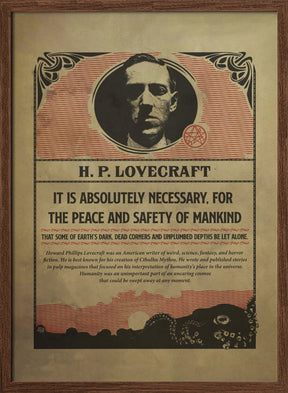 Lovecraft Poster Poster