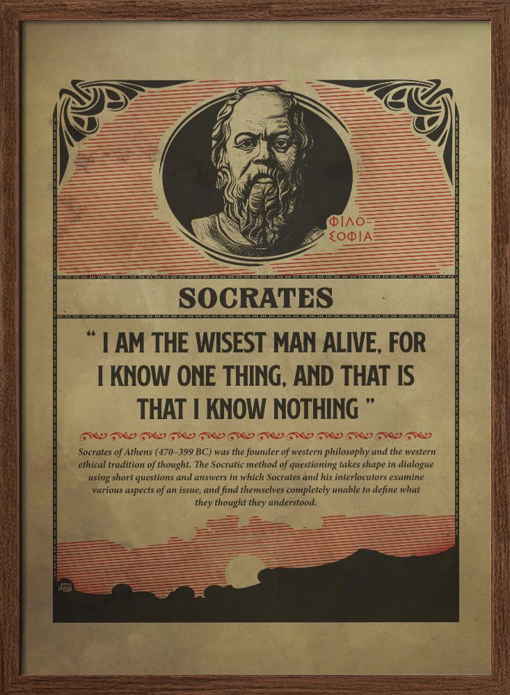 Socrates Print Poster