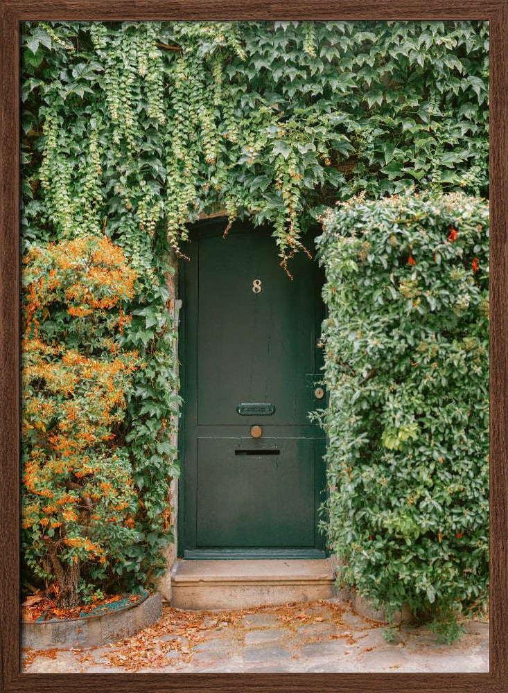 Ivy Covered House In Montmartre Paris Poster