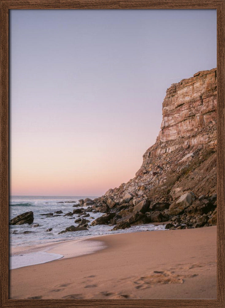 Pastel Portugal Coast Poster