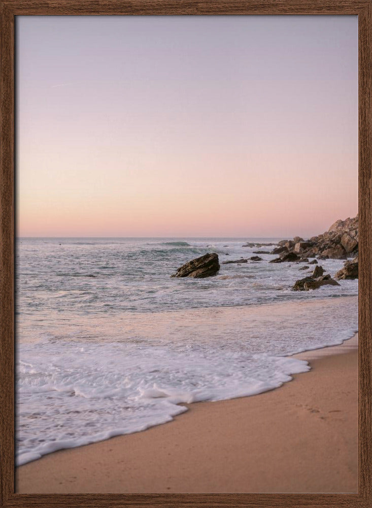 Pastel Portugal Coast Poster