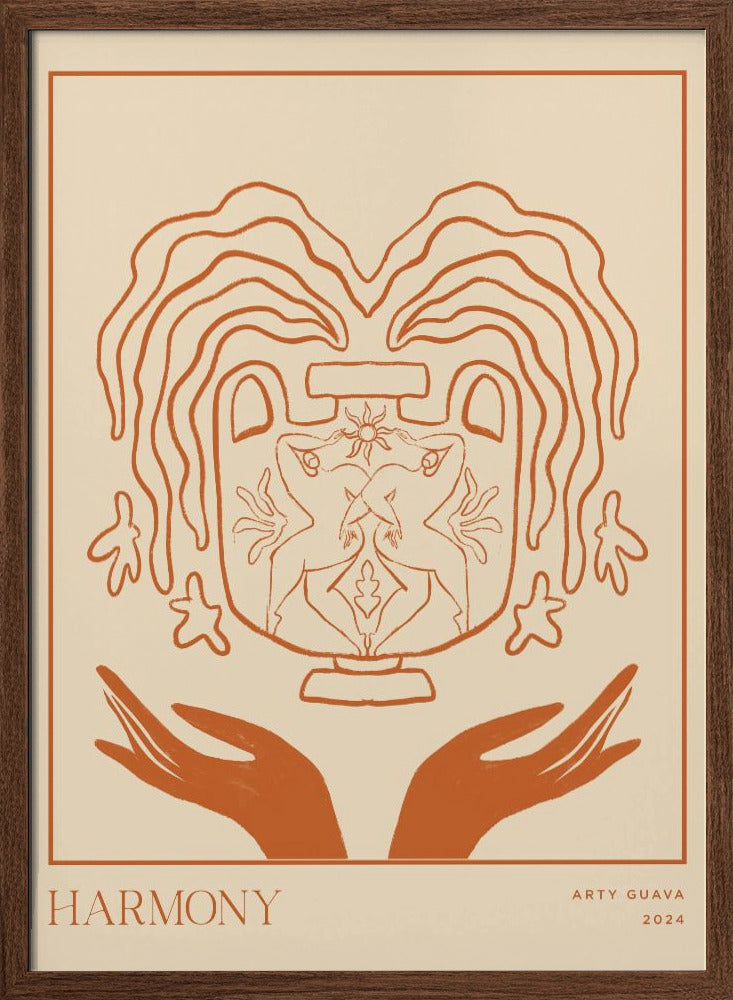 Vessel Collection : Harmony (LineArt) Poster