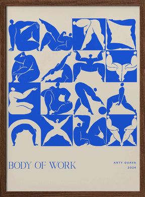 Body of Work (blue) Poster