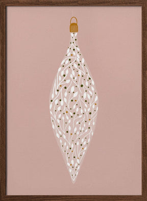 Ornament On Pink 2 Poster