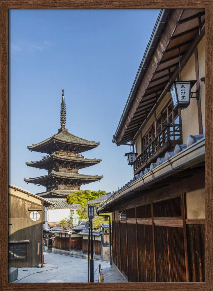 Historic Kyoto with Yasaka Pagoda Poster