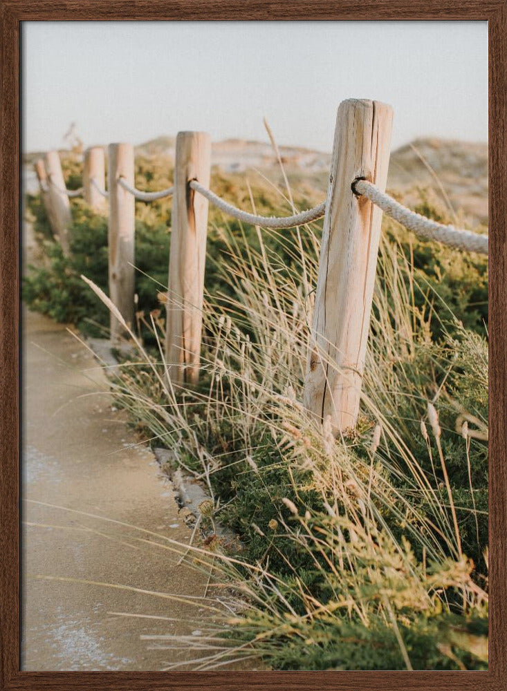 Beach Fence Poster