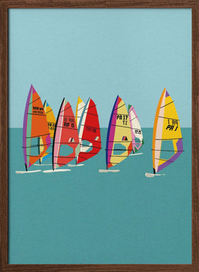 Baltic Sea Windsurfing Poster