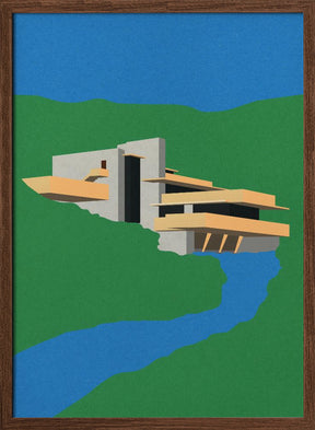 Frank Loyd Wright Falling Water Poster