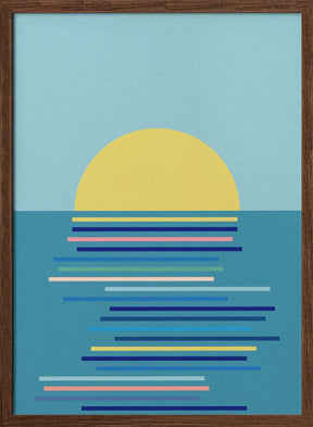 Sunrise In Ahrenshoop Poster