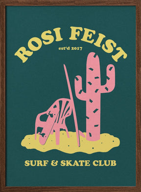 Rosi Feist Surf and Skate Club Poster