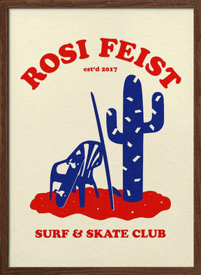 Rosi Feist Surf & Skate Club Poster