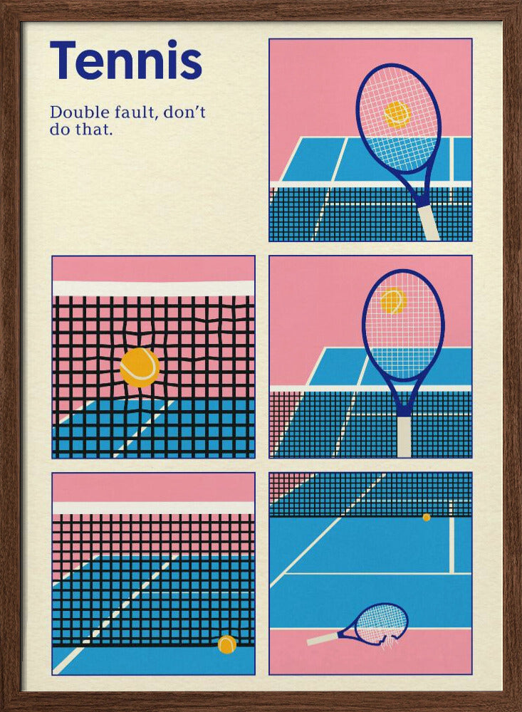 Poster Tennis Double Vault Poster