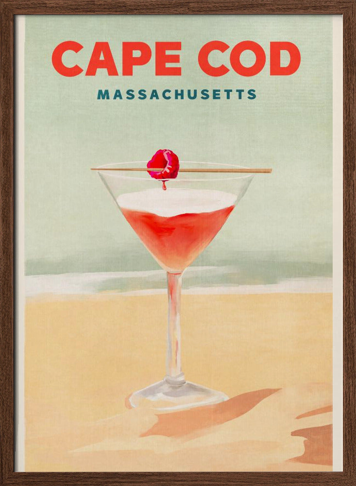 Cape Cod Cocktail Tall Poster Poster