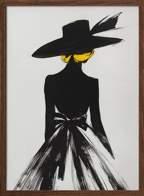 The Lady In the Black Hat Poster