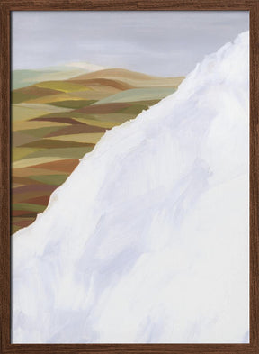 Landscape and snow Poster