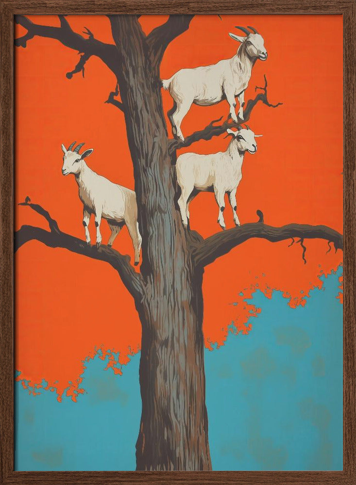 Goats In a Tree Poster