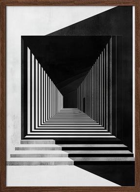 Abstract Hallway Poster