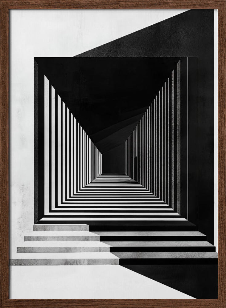 Abstract Hallway Poster