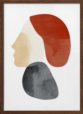 Abstract Minimalist Shapes No 1 Poster