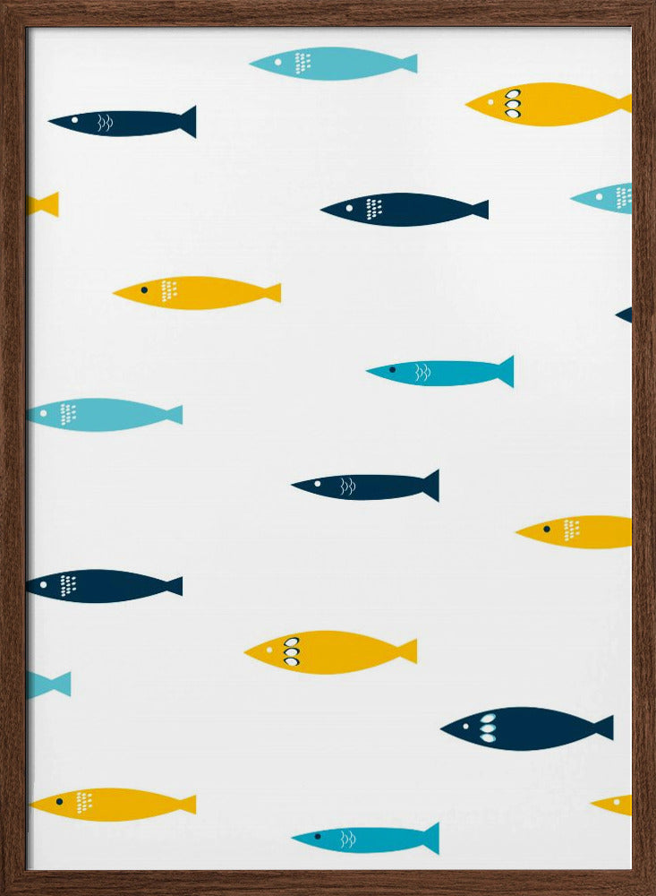 Colorful Sardines Poster