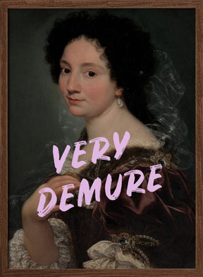 Demure Lady Poster