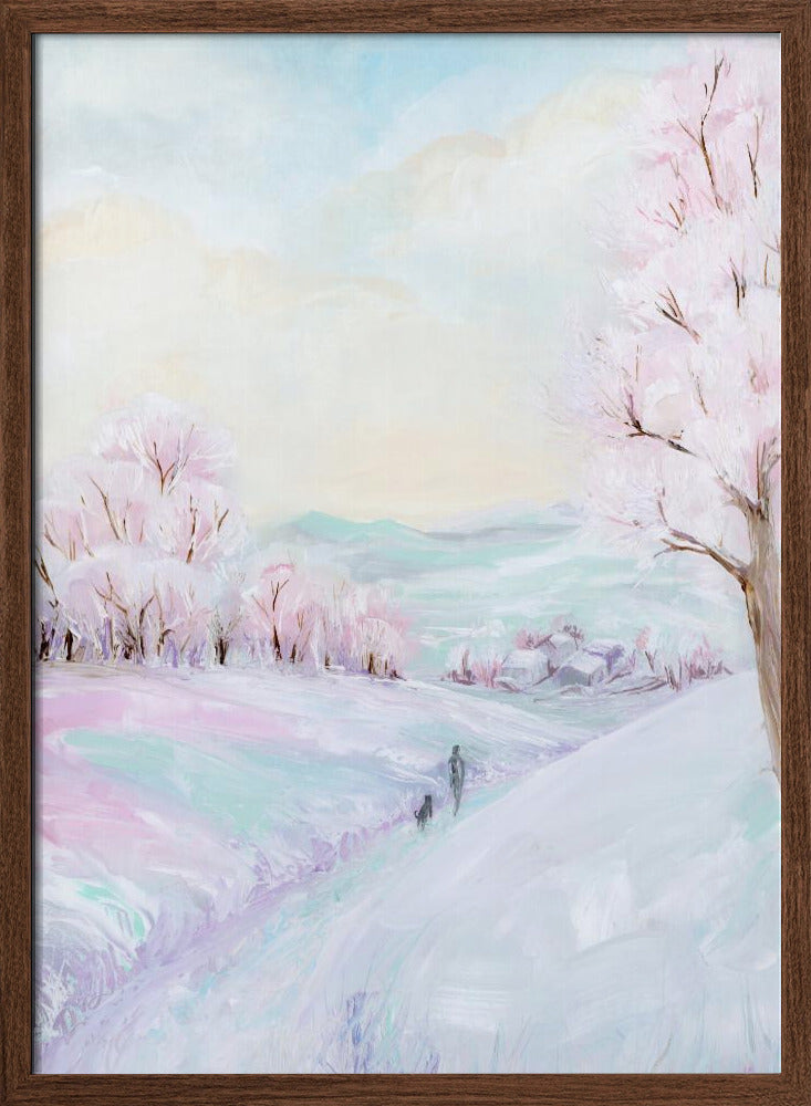 The winter stroll Poster