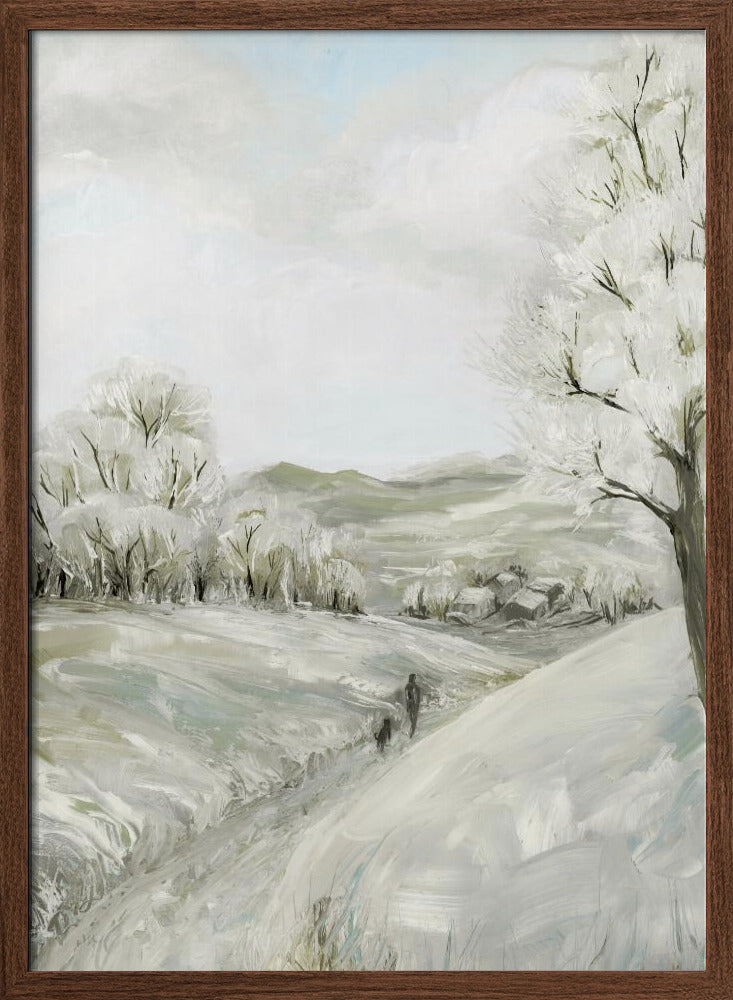 The winter stroll Poster