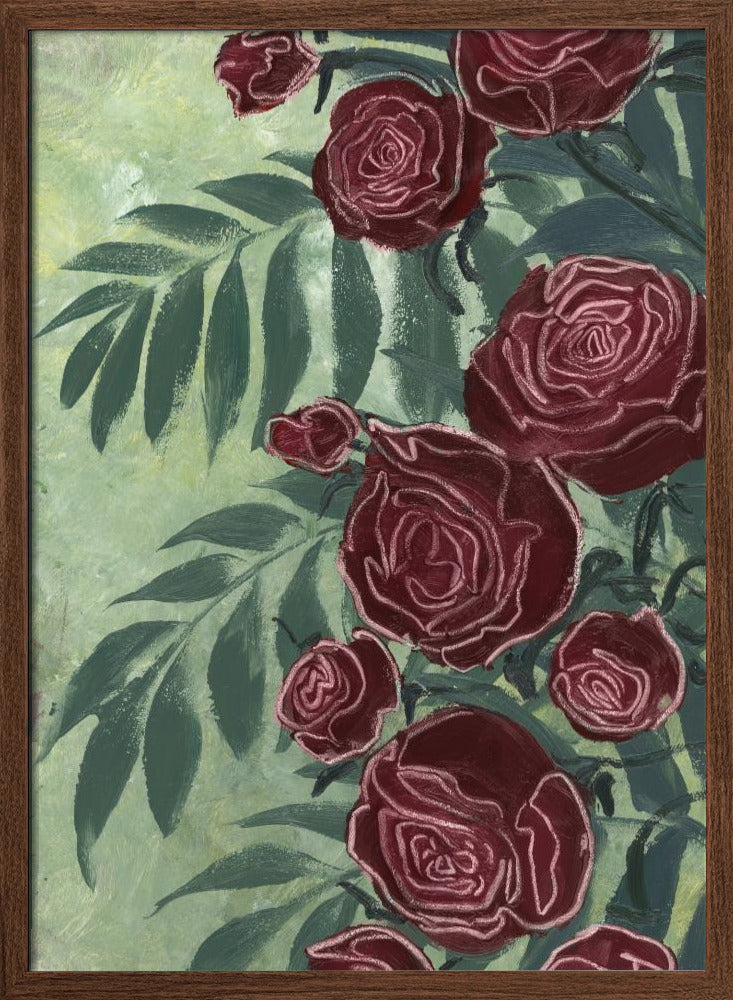 Ollien roses Poster