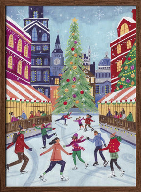 Skating in London Poster