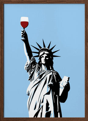 Liberty of Wine Poster