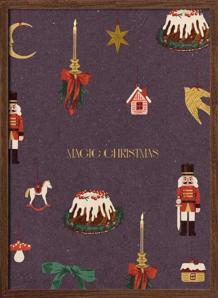 Cozy Christmas Things Poster
