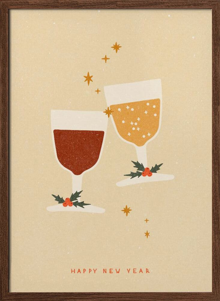 Make a wish to the clinking of glasses Poster