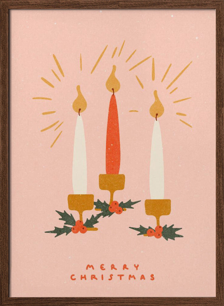 Christmas Candles Poster