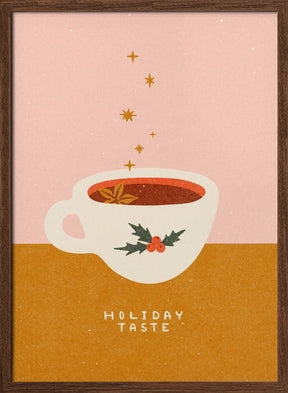 Mulled wine mug. Holiday Taste Poster