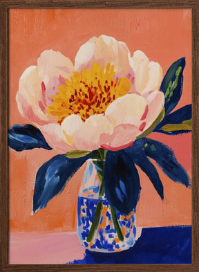 Blooming Peony Poster