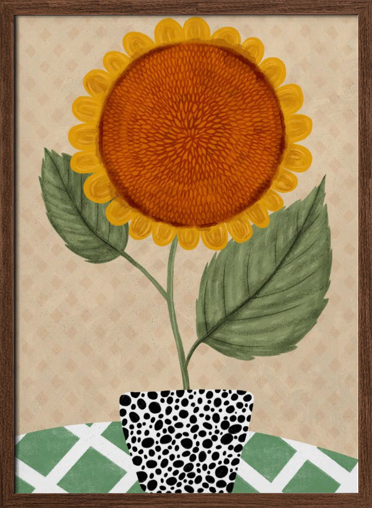 Sunflower Pot Poster