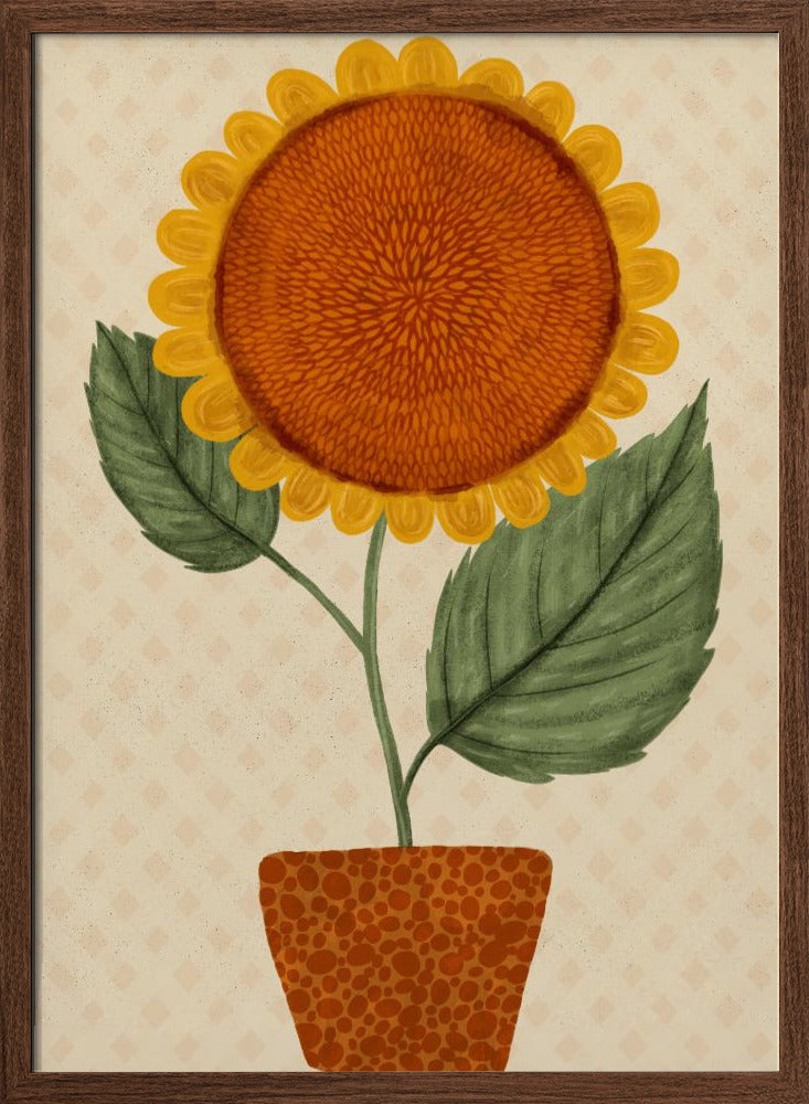 Sunflower Pot Poster