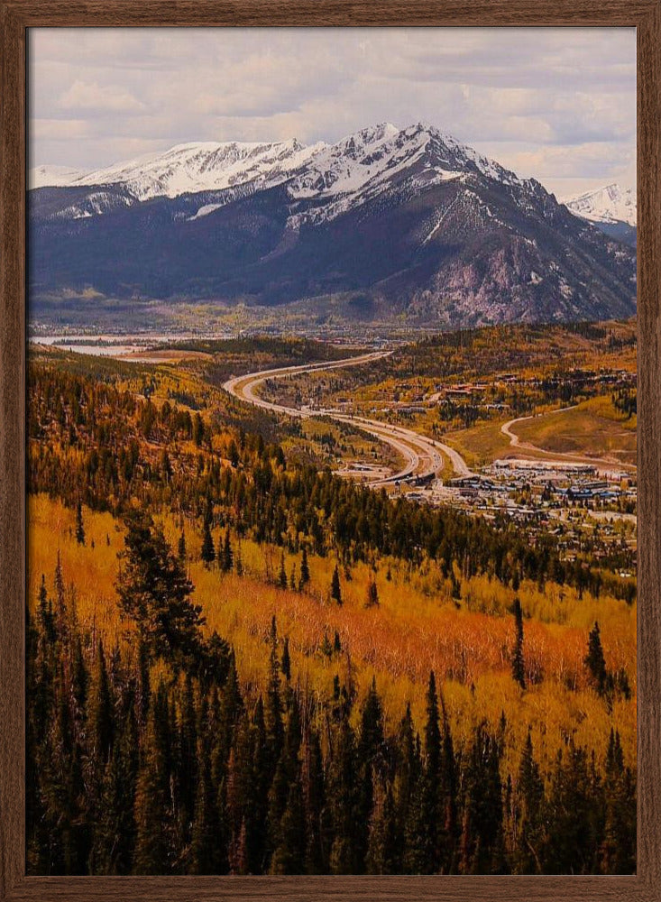 Fall in Silverthorne Poster