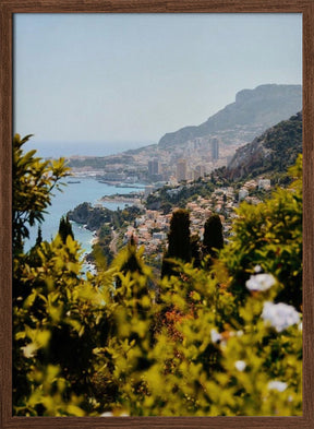 Monaco From Above Poster