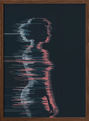 Pixel Distortion Poster