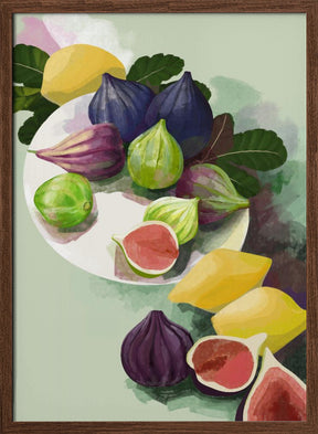 Figs and lemons Poster