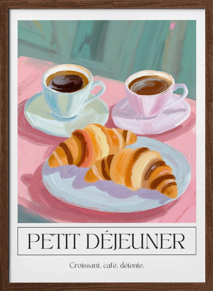 Petit dejeuner Poster