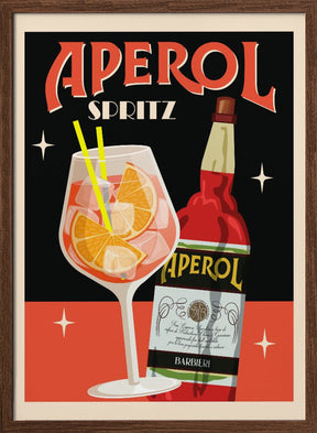 Aperol Spritz_Black Poster