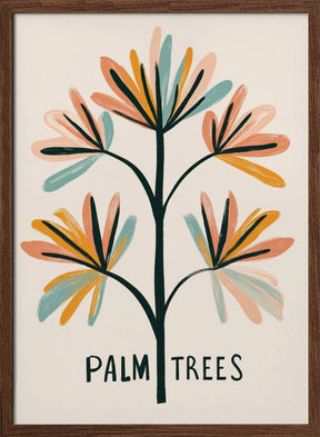 Palm trees no 3 Poster