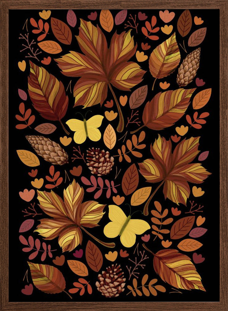 Autumny Black Poster