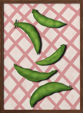 Sugar snap peas Poster